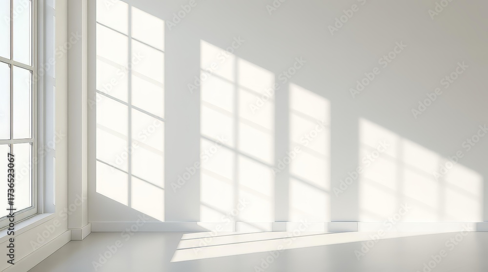 Fototapeta premium Soft Window Shadow Background