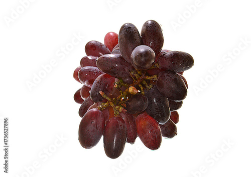 grapes isolated on white background