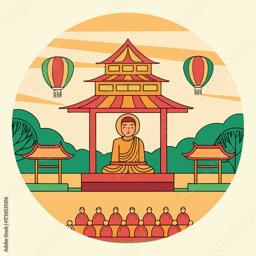 Mahayana, Buddhism, Buddha, Dharma, Temple, Meditation, Religious festival, Asian culture, Spirituality (1).eps