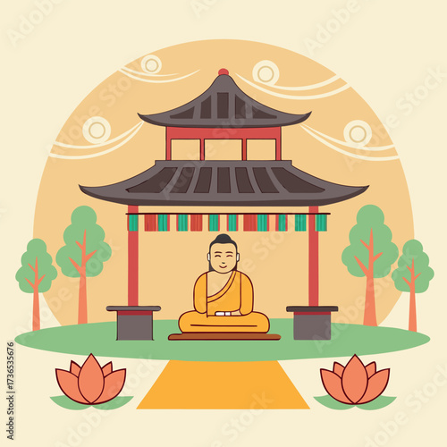 Mahayana, Buddhism, Buddha, Dharma, Temple, Meditation, Religious festival, Asian culture, Spirituality (8).eps