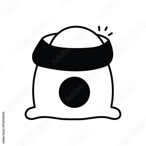 Fertilizer Black Solid Glyph Vector Icon