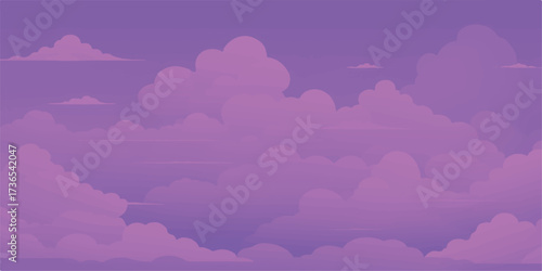 Beautiful, bright, and abstract pink clouds fill the sky over a city, capturing the light of a summer day. peaceful, blue, cloud, air, heaven, white, sun, weather, cloudscape, cloudy, clear, smoky