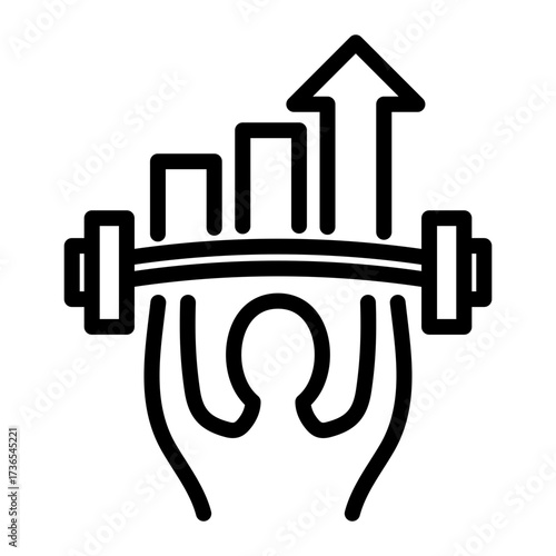 Self Improvement simple line icon