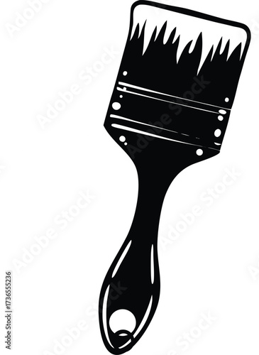 paint brush vector illustration