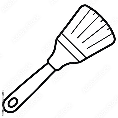 brush isolated on white background