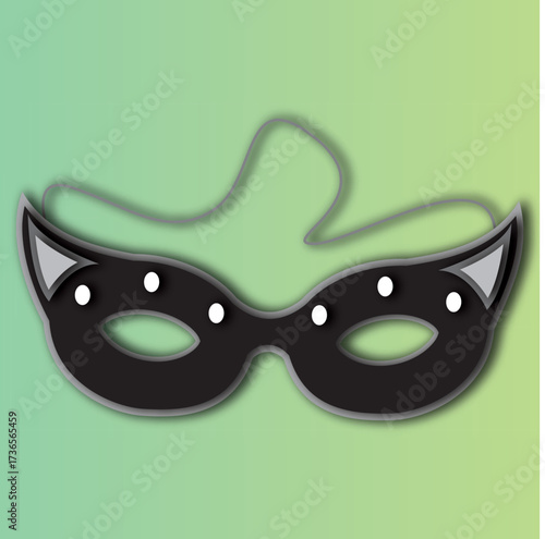 Venetian carnival celebration banner with traditional masks and festive elements