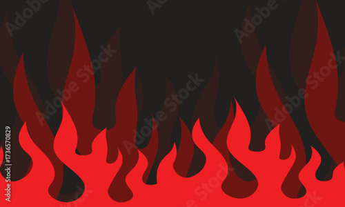 Abstract isolated fiery glowing particles on a black background fly up. Fire motion isolated on black background. Fire sparks on a dark background. Fire Animation. Flying Embers from fire.