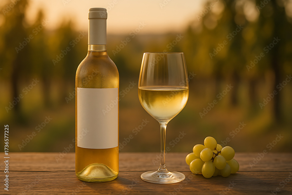 Obraz premium wine and grapes