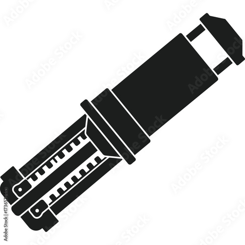 Magazine Speed Loader Icon ammunition firearm gun clip military weapon equipment accessory tool device mechanism vector illustration