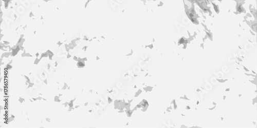 White stone background Abstract texture for your design, postcard, invitation. Dark shapes splattered against a white backdrop, creating a visually stimulating and unique pattern. Back flat stucco