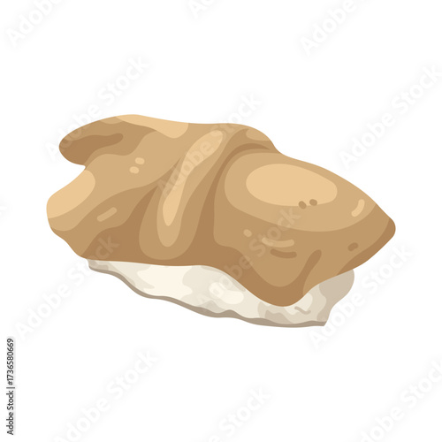 Illustration of Fresh Nigiri Sushi 