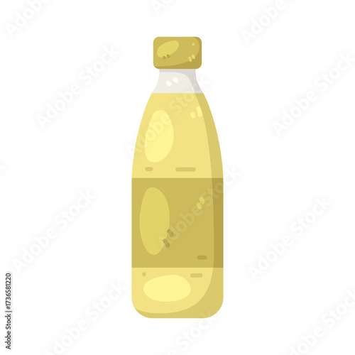 Illustration of Sesame Oil Bottle