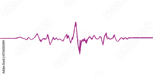 Green line ECG cardiogram heartbeat pulse graph wave on a medical monitor illustrating the rate of life