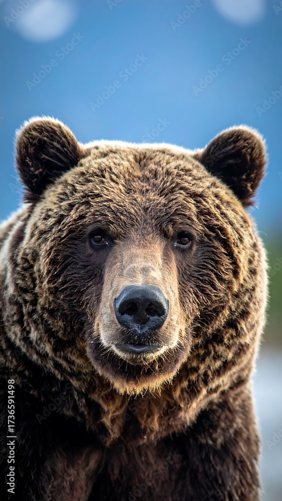 Fototapeta premium Grizzly bear close-up