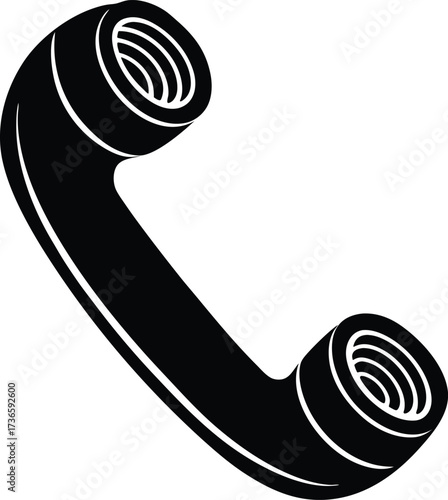Telephone Handset Silhouette