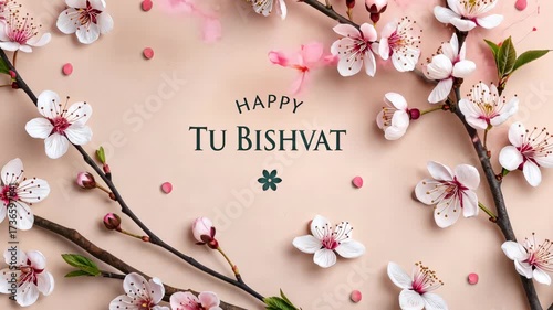 Tu Bishvat Celebration with Cherry Blossoms