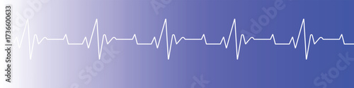 Dynamic heart beat visualization with vibrant gradient background, ideal for medical, health, and technology presentations and websites, conveying life and energy