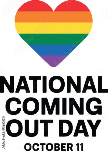 National coming out day october eleventh celebration event