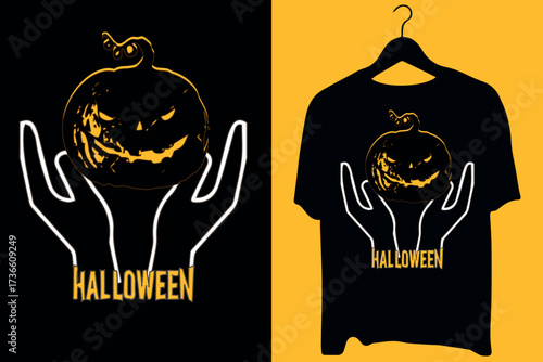 Vector illustration design of an abstract Halloween background with a man's silhouette, a candle, and a black moon symbol,Vector illustration design of an abstract Halloween background with a man's 