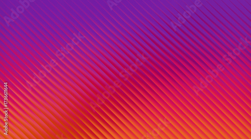 Vibrant purple and redorange gradient background with diagonal ribbed texture
