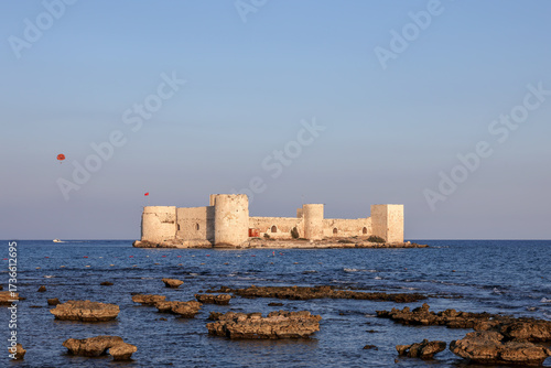 Kızkalesi Silifke Mersin Castle view in sea
