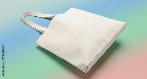 Blank canvas tote bag ready for your custom design and branding needs