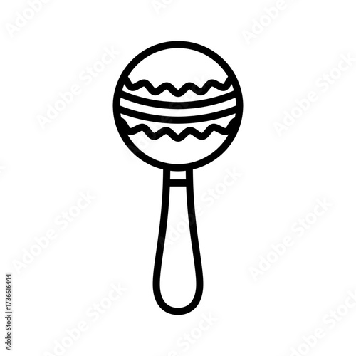 Baby Rattle - Baby Element Icon