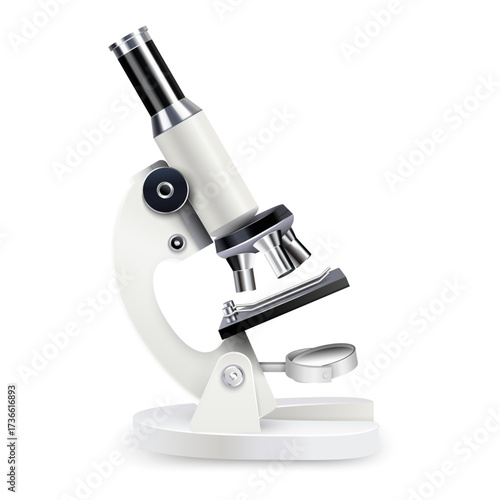 Science Equipment Microscope Vector