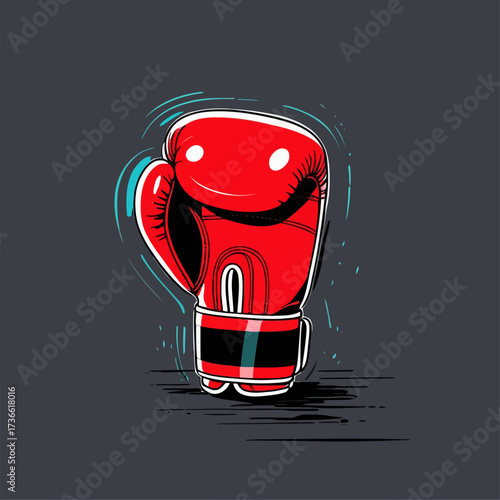boxing glove vector