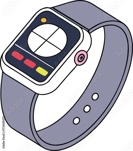 Cutting-edge smartwatch for seamless connectivity and modern lifestyle tracking