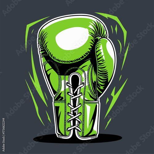 boxing glove vector