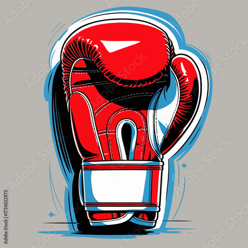 boxing glove vector