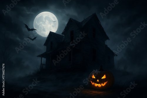 Halloween Night at the Haunted House-14