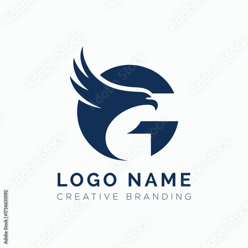 Eagle Logo With The Initial G