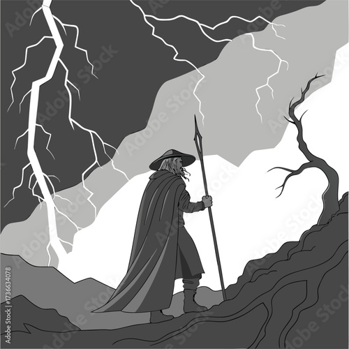 Halloween black silhouette vector set featuring spooky bats witches and pumpkins black Ghost