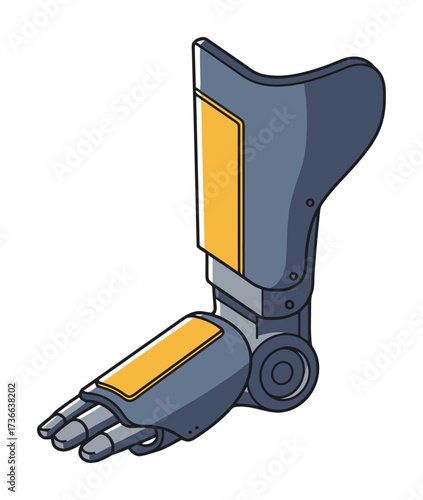 3D Printed Medical Prosthetic Vector Design