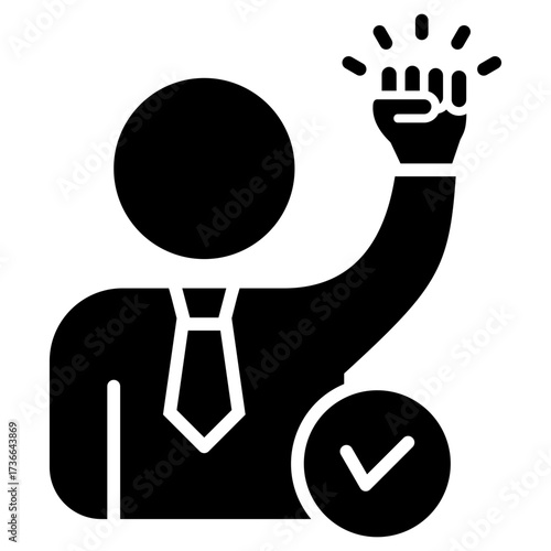 Determination Glyph Icon