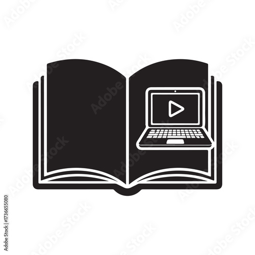 minimalist business,education,finance,gaming icon vector