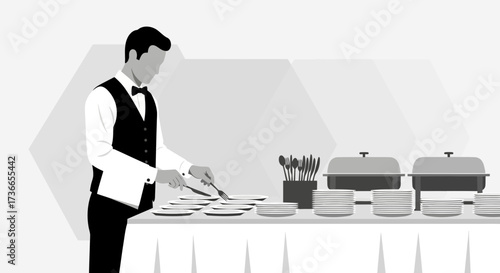 Elegant Serveware Preparation: A Formal Event's Culinary and Service Standards
