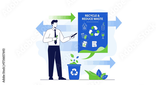 Environmental Advocate Presents Initiatives on Waste Reduction and Ecological Preservation Practices