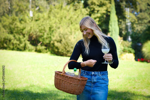 Traditional Czech low alcohol new young wine or 
