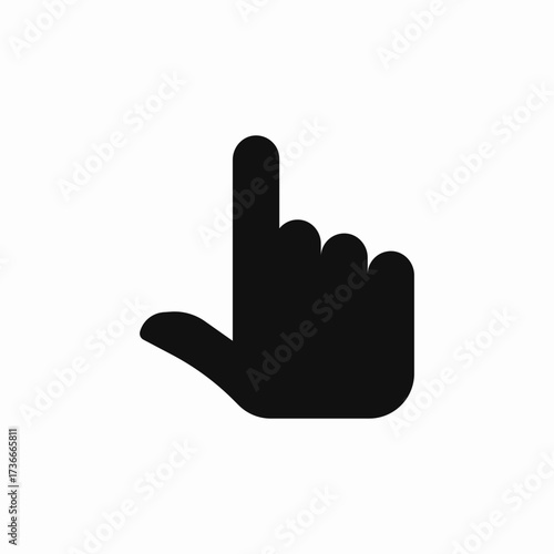tap finger icon sign vector