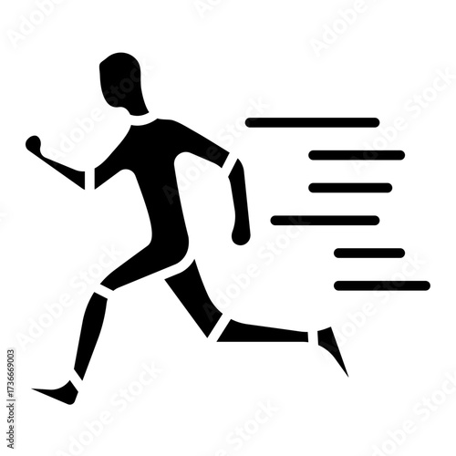 Running Vector Icon