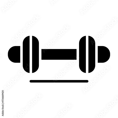 Dumbbell Vector Icon