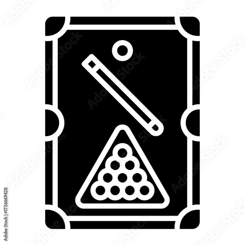 Billiard Vector Icon