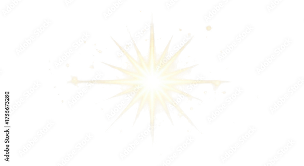 Obraz premium Sparkling Light Burst Illustration