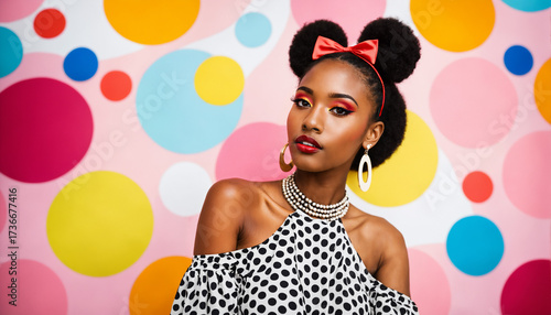 stylish young woman with a ...