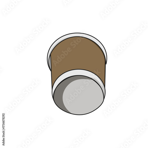 Stylish coffee cup resting on a surface, showcasing modern design and minimalist style for daily use or gatherings