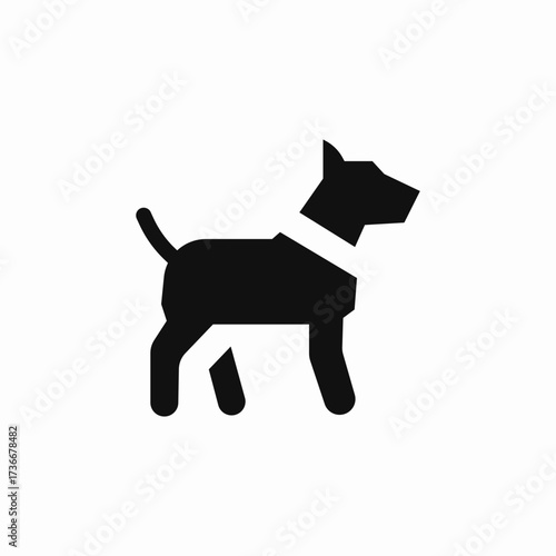 pet dog icon sign vector