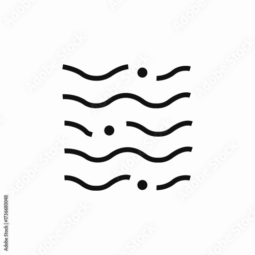 sea water icon sign vector